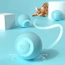 חשמלי חתול הכדור צעצועים גלגול אוטומטי חכם החתול צעצועים אינטראקטיביים עבור חתולים הדרכה עצמית עוברת חתלתול צעצועים מקורה משחק
